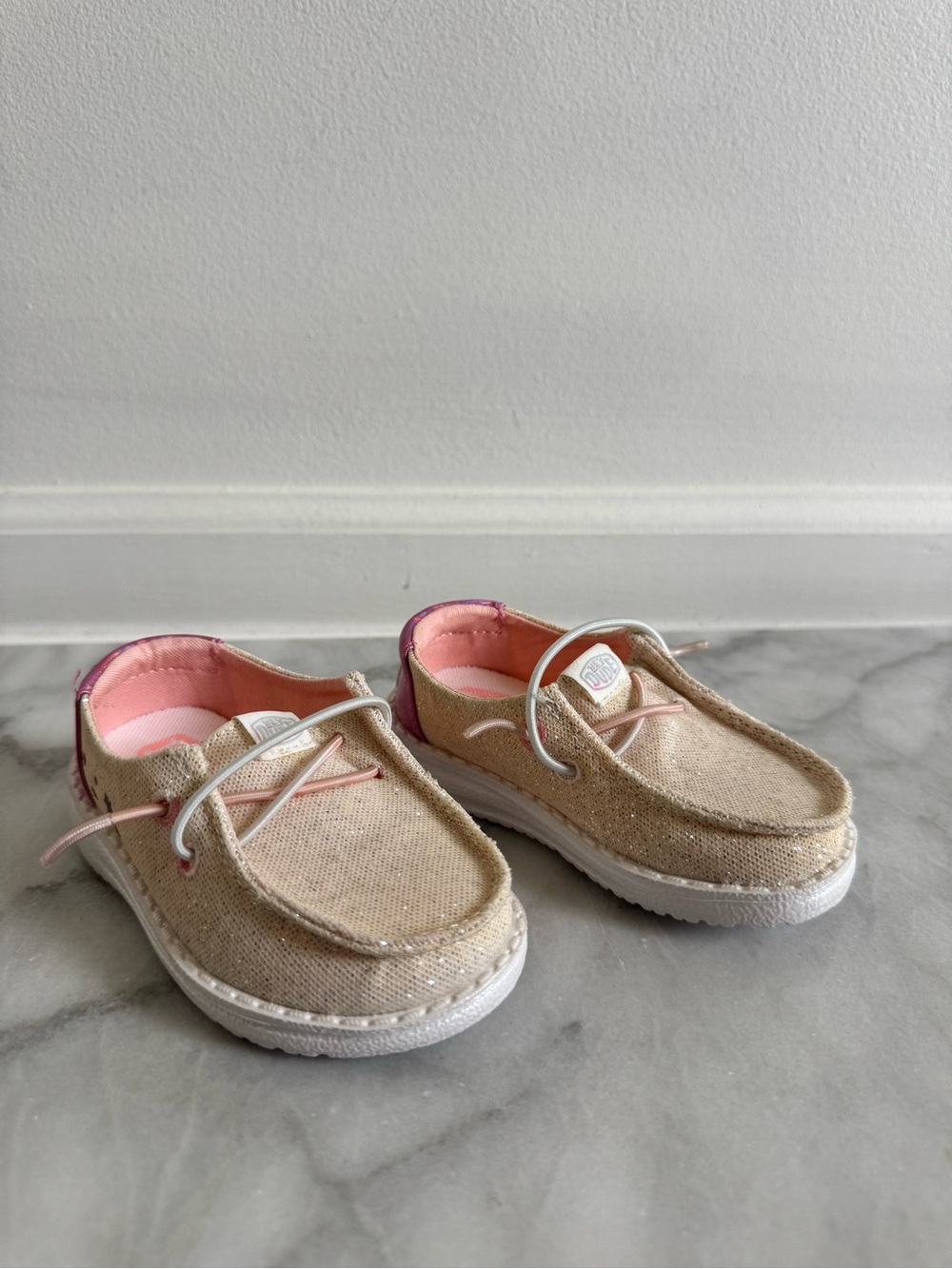 NWOT Hey Dude Wendy Y Iridescent Star Slip On Shoes